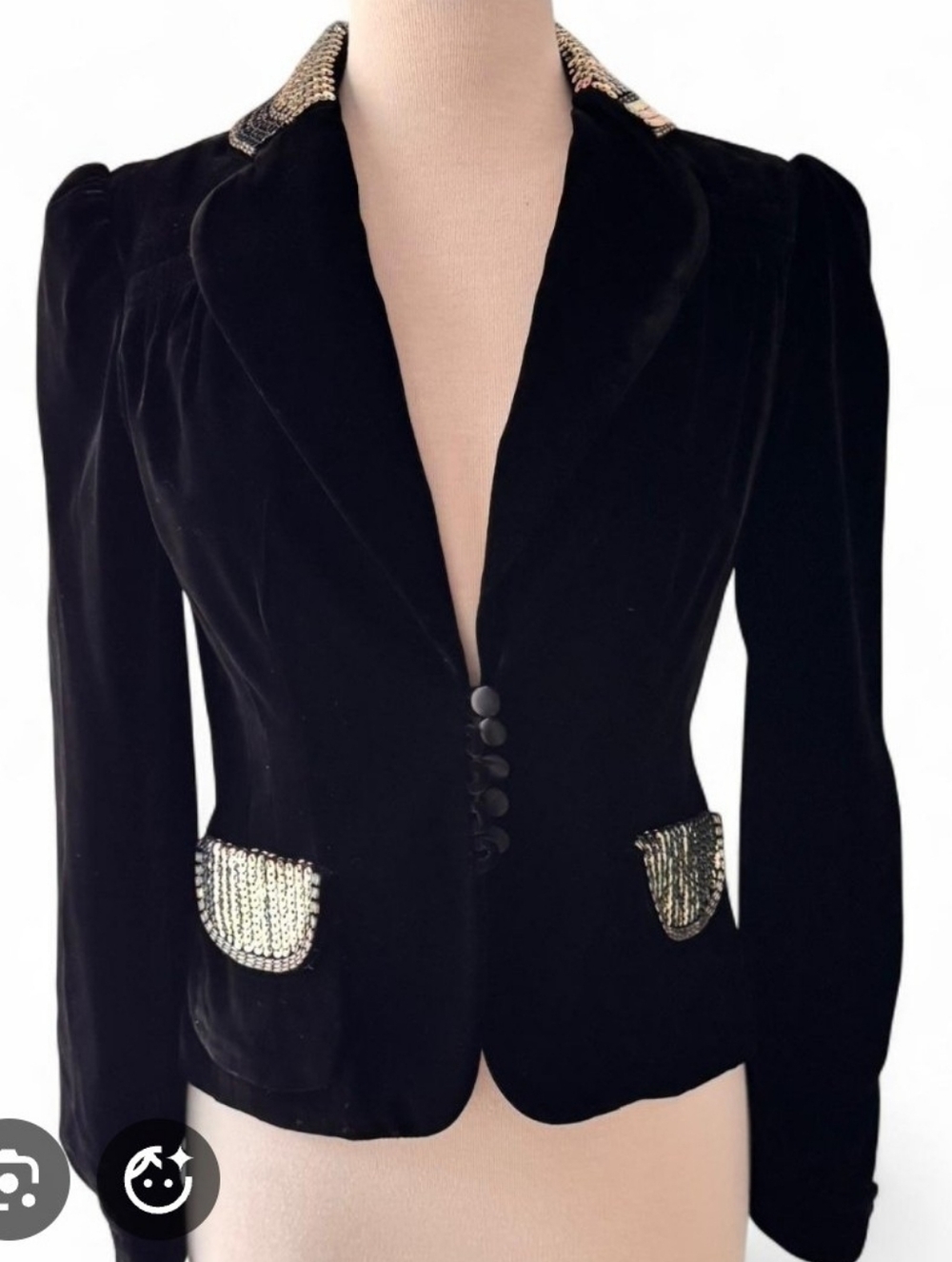 JUICY velvet with sequins blazer